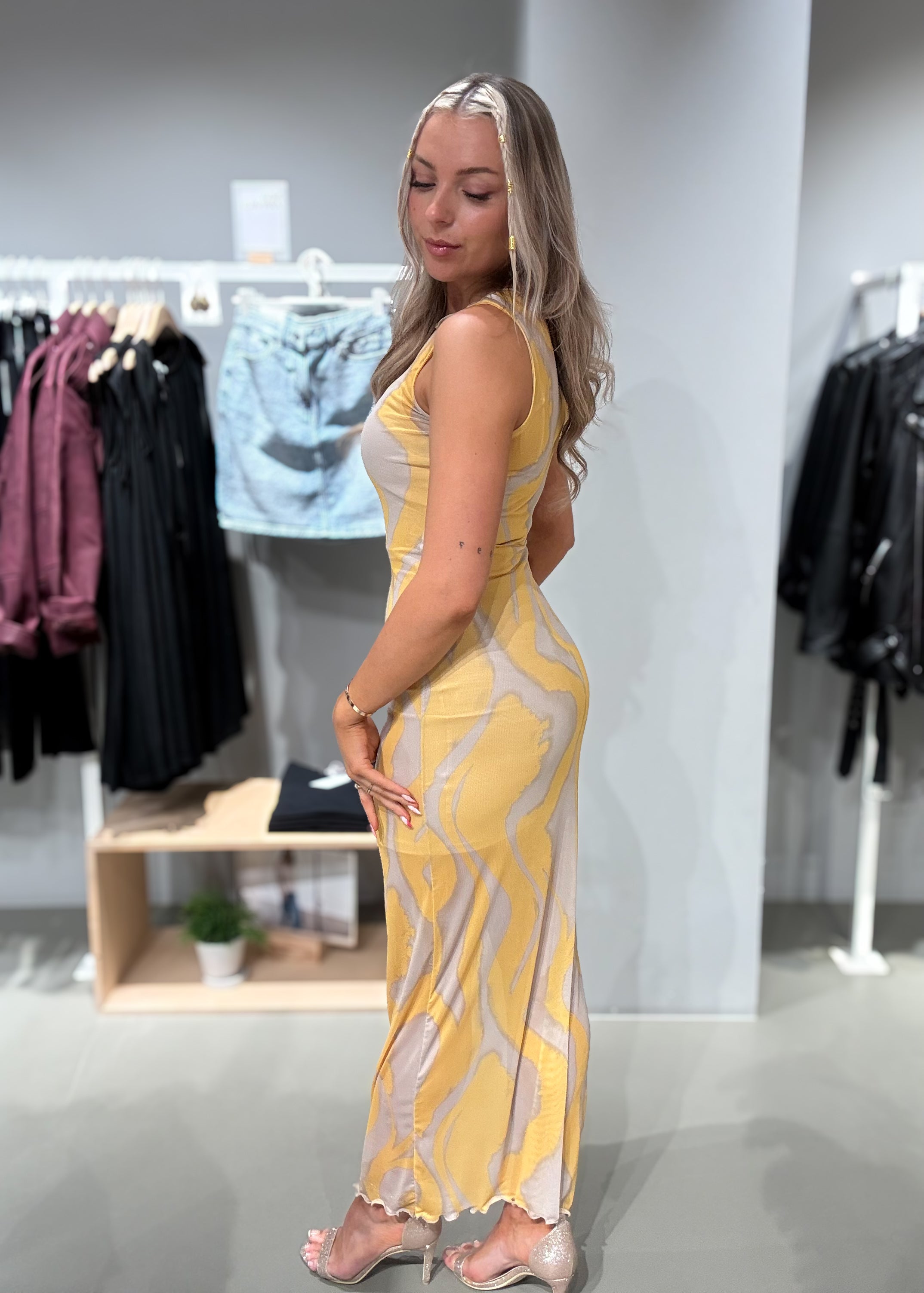 ROUSALLY Long Dress - Birch